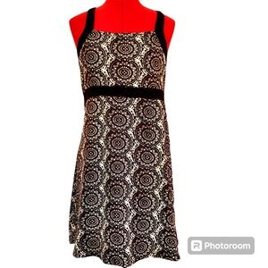 Soybu Activewear Dress Black and White Size Large